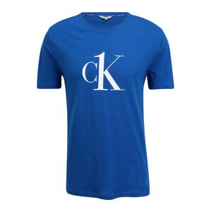 Calvin Klein Swimwear Tričko  modrá / bílá