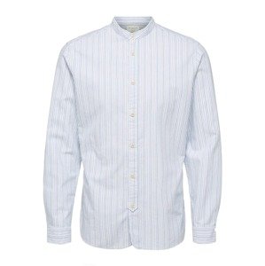 SELECTED HOMME Košile 'MILTON'  bílá / kouřově modrá