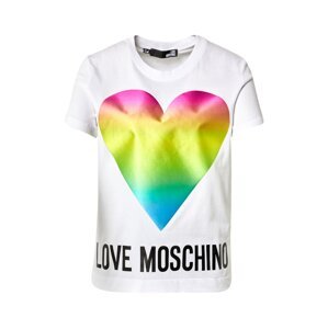 Love Moschino Tričko  bílá / mix barev