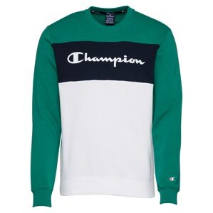 Champion Authentic Athletic Apparel Mikina  bílá / námořnická modř / zelená