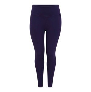 Reebok Sport Sportovní kalhoty 'LUX'  tmavě fialová / bílá
