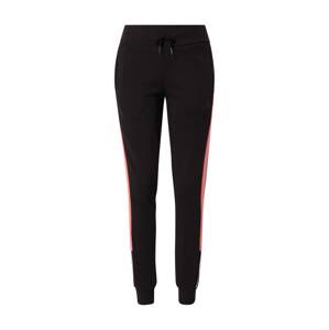 ADIDAS PERFORMANCE Sportovní kalhoty  černá / bílá / růžová
