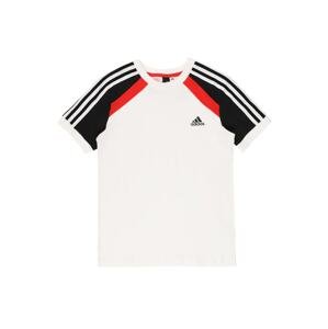 ADIDAS PERFORMANCE Funkční tričko  bílá / červená / černá