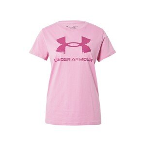 UNDER ARMOUR Funkční tričko  růžová / pitaya