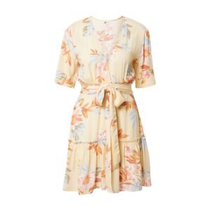 BILLABONG Letní šaty 'ONE AND ONLY'  světle žlutá / světlemodrá / offwhite / oranžová