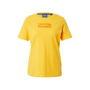 Superdry Tričko  žlutá / oranžová