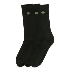LACOSTE Ponožky  černá / bílá / zelená / červená