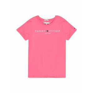 TOMMY HILFIGER Tričko  pink / bílá / námořnická modř / červená
