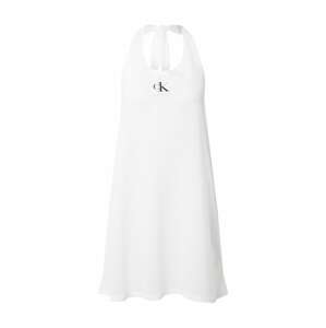 Calvin Klein Swimwear Plážové šaty  bílá / černá