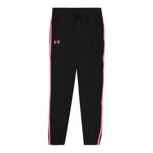 UNDER ARMOUR Sportovní kalhoty 'Rival'  černá / pink