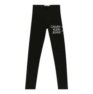 Calvin Klein Jeans Leggings  černá / bílá / světle růžová