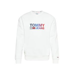 Tommy Jeans Mikina  bílá / námořnická modř / červená / modrá