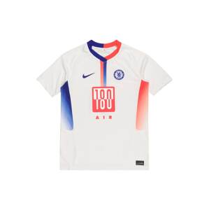 NIKE Sportshirt  bílá / oranžově červená / kobaltová modř