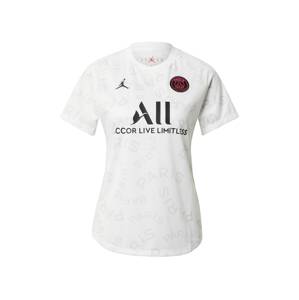 NIKE Funkční tričko 'Paris Saint-Germain'  bílá / černá / šedá
