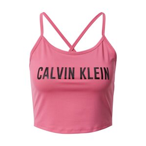 Calvin Klein Performance Sportovní top  pink / černá