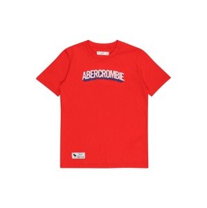Abercrombie & Fitch Tričko 'SUPERMAN'  červená / marine modrá / světle šedá