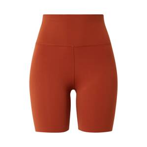 NIKE Sportovní kalhoty 'Luxe'  tmavě oranžová