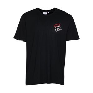 FILA Funkční tričko 'JANTO'  černá / bílá / červená