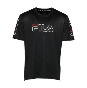 FILA T-Shirt 'ERMIN'  černá / bílá / červená
