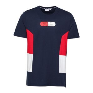 FILA Funkční tričko 'JALEN'  bílá / tmavě modrá / světle červená