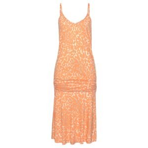 BUFFALO Letní šaty oranžová / stříbrná