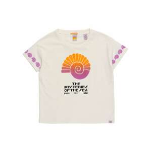 SCOTCH & SODA Shirt  offwhite / oranžová / fialová / černá