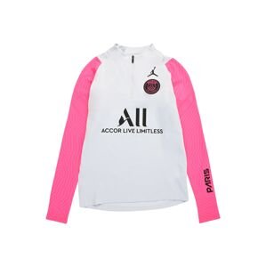 NIKE Sportovní mikina  bílá / pink / černá