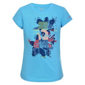 ICEPEAK Funkční tričko 'Kaub Jr'  aqua modrá / mix barev
