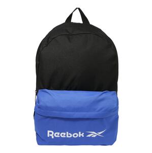 REEBOK Sportovní batoh  černá / modrá