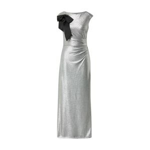 Lauren Ralph Lauren Společenské šaty 'AVELINE'  stříbrná / černá