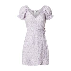 HOLLISTER Letní šaty  fialová / šedá / bílá