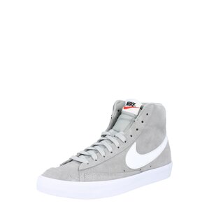 Nike Sportswear Kotníkové tenisky  šedá / bílá