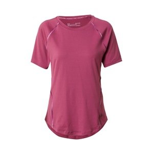 UNDER ARMOUR Funkční tričko  tmavě růžová / bílá / černá
