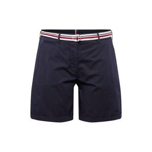 Tommy Hilfiger Curve Chino kalhoty  tmavě modrá / červená / bílá