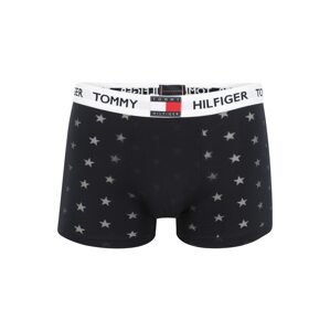 Tommy Hilfiger Underwear Boxerky 'BURNOUT'  ultramarínová modř / světle červená / bílá