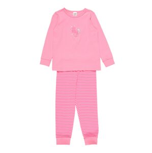 SCHIESSER Pyžamo  pink / světle růžová / tyrkysová