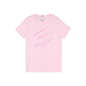 TOMMY HILFIGER Tričko pink / světle růžová