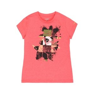 ICEPEAK Funkční tričko 'Kaub'  pink / černá / žlutá / bílá / broskvová