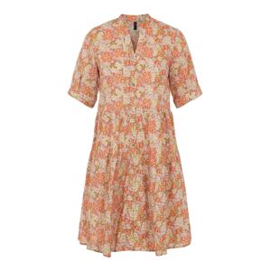 Y.A.S Košilové šaty 'Dowa'  oranžová / bílá / růžová / starorůžová / světle zelená