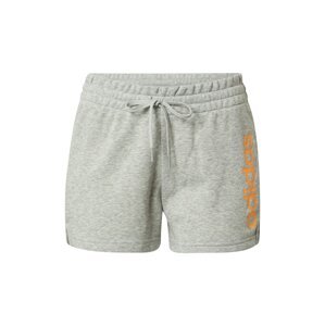 ADIDAS PERFORMANCE Sportovní kalhoty  šedý melír / mandarinkoná