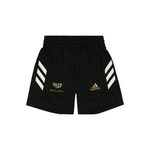 ADIDAS PERFORMANCE Sportovní kalhoty 'Salah'  bílá / černá / zlatá