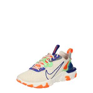 Nike Sportswear Tenisky 'React Vision'  krémová / modrá / svítivě oranžová / mátová