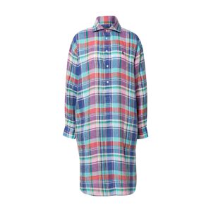 Polo Ralph Lauren Košilové šaty  modrá / kouřově modrá / nefritová / fialová / bílá