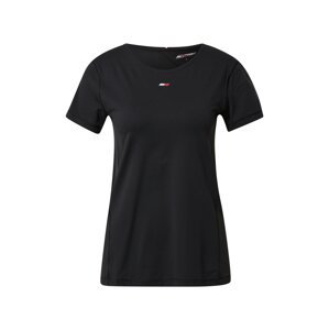 Tommy Sport Funkční tričko  černá / bílá / námořnická modř / světle červená
