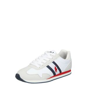 Polo Ralph Lauren Sneaker  bílá / béžová / červená