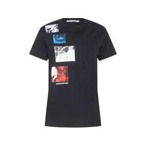 Calvin Klein Jeans Tričko 'URBAN SKATE'  černá / bílá / červená / modrá