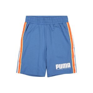 PUMA Kalhoty 'Alpha'  kouřově modrá / bílá / žlutá / oranžová