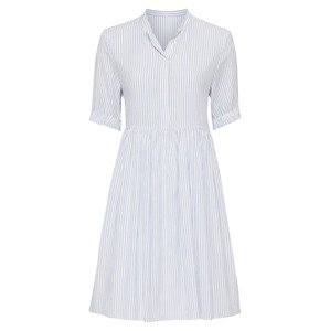 Soft Rebels Košilové šaty 'Allysia'  kouřově modrá / bílá