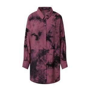 Missguided Košilové šaty  pitaya / černá