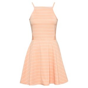 ONLY Letní šaty 'LOUI'  jasně oranžová / bílá